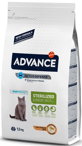 ADVANCE CAT JUNIOR STERILIZED CHICKEN 1,5 KG