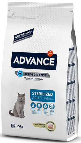 ADVANCE CAT STERILIZED TURKEY 1,5 KG