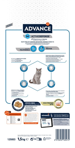 Advance Cat Sterilized Turkey kattenvoer droogvoer