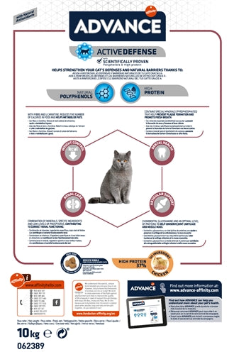 Advance Cat Sterilized Sensitive Senior 10+ kattenvoer droogvoer