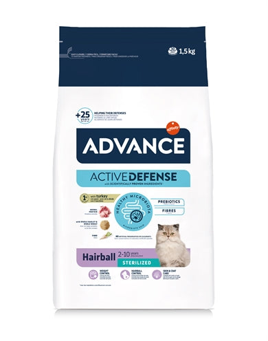ADVANCE CAT STERILIZED HAIRBALL 1,5 KG