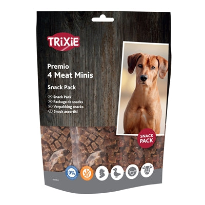 Trixie Premio Superfoods Kip / Eend / Rund / Lam hondensnacks kauwsnack 4x100 gr