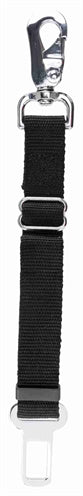TRIXIE RESERVE KORTHOUDER MET KARABIJNHAAK ZWART 45-70X2,5 CM