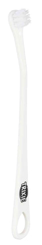 TRIXIE TANDENBORSTELSET KATTEN / KLEINE HONDEN WIT 15 CM 4 ST