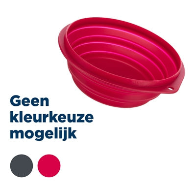 Trixie Voerbak / Drinkbak Reis Siliconen Assorti hond