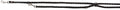 TRIXIE HONDENRIEM CAVO VERSTELBAAR ZWART / GRIJS 200X1,2 CM
