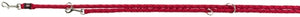 Trixie Hondenriem Cavo Verstelbaar Rood hondenhalsband nylon 200x1,8 cm