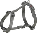 TRIXIE HONDENTUIG PREMIUM H-TUIG GRIJS 42-60X1,5 CM