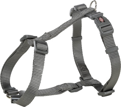 TRIXIE HONDENTUIG PREMIUM H-TUIG GRIJS 42-60X1,5 CM