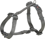 Trixie Hondentuig Premium H-tuig Grijs hondenhalsband hondenriem nylon