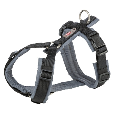 TRIXIE HONDENTUIG PREMIUM TREKKING ZWART / GRIJS 36-44X1,5 CM