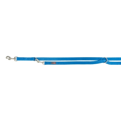 Trixie Hondenriem Premium Dubbelgestikt Verstelbaar Royal Blauw hondenhalsband nylon
