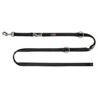 Trixie Hondenriem Premium Verstelbaar Zwart hondenhalsband nylon