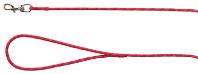 Trixie Hondenriem Junior Sleeplijn Lang Rood hondenhalsband nylon 4 MMX4 Mtr