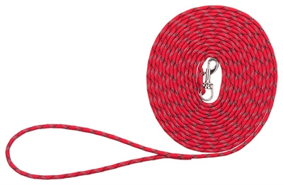Trixie Hondenriem Junior Sleeplijn Lang Rood hondenhalsband nylon 4 MMX4 Mtr