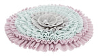 Trixie Junior Snuffelmat Zacht Roze / Mintgroen / Grijs hondenspeelgoed 38x38 cm