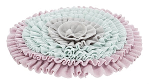 Trixie Junior Snuffelmat Zacht Roze / Mintgroen / Grijs hondenspeelgoed 38x38 cm