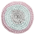 Trixie Junior Snuffelmat Zacht Roze / Mintgroen / Grijs hondenspeelgoed 38x38 cm