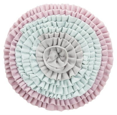 Trixie Junior Snuffelmat Zacht Roze / Mintgroen / Grijs hondenspeelgoed 38x38 cm
