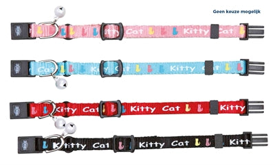 Trixie Halsband Kat Junior Kitten Kitty Cat Assorti halsbanden lijnen nylon