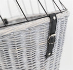 Trixie Fietsmand Bagagedrager Met Rooster Grijs outdoor 55x35x49 cm