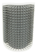 Trixie Massageborstel Muur Hoek Grijs kammen borstels 8x13 cm