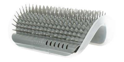 Trixie Massageborstel Muur Hoek Grijs kammen borstels 8x13 cm