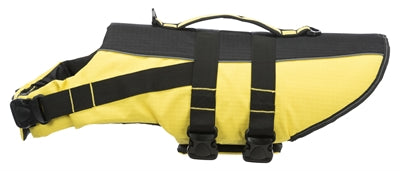 TRIXIE ZWEMVEST GEEL / ZWART L 50-80X55 CM
