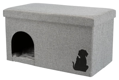 Trixie Kattenhuis Kimy Grijs kattenmand 70x40x40 cm