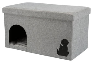 Trixie Kattenhuis Kimy Grijs kattenmand 70x40x40 cm