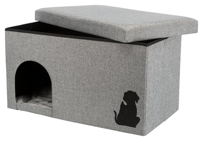 Trixie Kattenhuis Kimy Grijs kattenmand 70x40x40 cm
