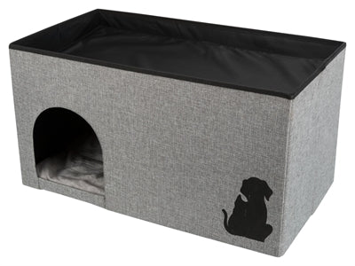 Trixie Kattenhuis Kimy Grijs kattenmand 70x40x40 cm