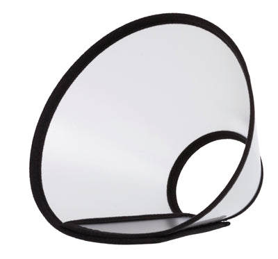 TRIXIE BESCHERMKRAAG MET KLITTENBAND KUNSTSTOF TRANSPARANT 36-43X18 CM