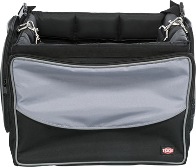 Trixie Fietsmand Voor Aan Stuur Nylon Zwart / Grijs outdoor 41x26x26 cm