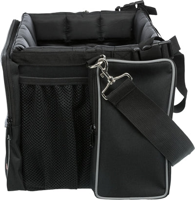 Trixie Fietsmand Voor Aan Stuur Nylon Zwart / Grijs outdoor 41x26x26 cm