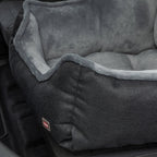 Trixie Autostoel Zwart / Grijs outdoor