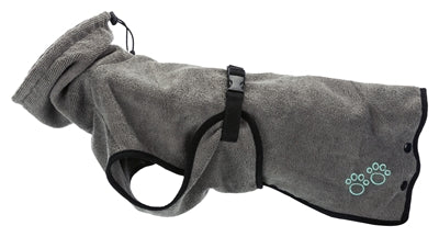 Trixie Badjas Hond Badstof Grijs hondenkleding
