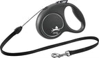 Flexi Rollijn Black Design Cord Zwart hondenhalsband hondenriem