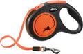 FLEXI ROLLIJN NEW CLASSIC NEON TAPE ZWART / ORANJE M 5 MTR TOT 25 KG
