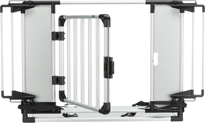 Trixie Kofferbak Hek Aluminium / Kunststof Grijs / Zwart outdoor 94-114x69 cm
