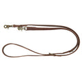 TRIXIE HONDENRIEM RUSTIC VERSTELBAAR VETLEER DONKERBRUIN 200X1,2 CM