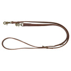 Trixie Hondenriem Rustic Verstelbaar Vetleer Donkerbruin hondenhalsband