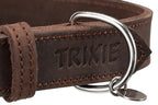 Trixie Halsband Hond Rustic Vetleer Donkerbruin hondenhalsband hondenriem