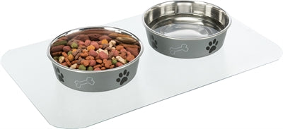 Trixie Placemat Vinyl Transparant voerbak hond 48x30 cm