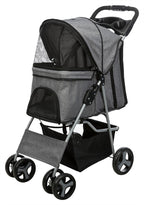 Trixie Hondenbuggy Grijs hondenbench transportbox 47x80x100 cm Tot 15 kg