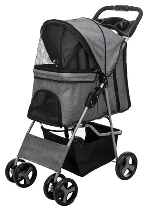 Trixie Hondenbuggy Grijs hondenbench transportbox 47x80x100 cm Tot 15 kg