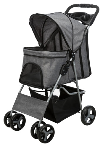 Trixie Hondenbuggy Grijs hondenbench transportbox 47x80x100 cm Tot 15 kg