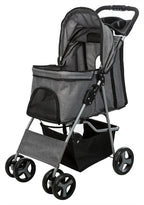 Trixie Hondenbuggy Grijs hondenbench transportbox 47x80x100 cm Tot 15 kg