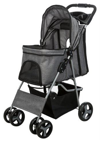 Trixie Hondenbuggy Grijs hondenbench transportbox 47x80x100 cm Tot 15 kg