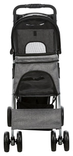 Trixie Hondenbuggy Grijs hondenbench transportbox 47x80x100 cm Tot 15 kg